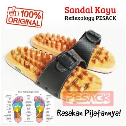 Jual SANDAL KESEHATAN SANDAL REFLEKSI SANDAL KAYU SANDAL REMATIK