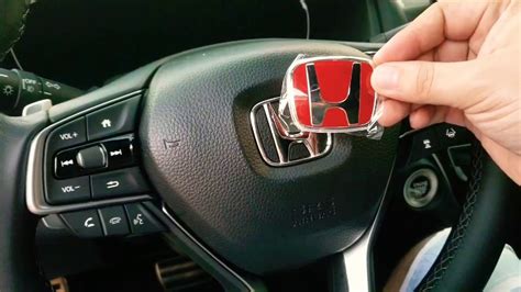 2018 Honda Accord Red Emblem