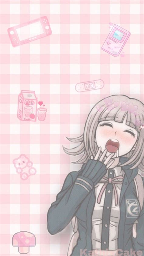 Chiaki Nanami Wallpaper 🎮🍰♡ Hello Kitty картинки Новые принты Каваи