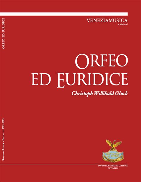 Orfeo Ed Euridice Teatro La Fenice