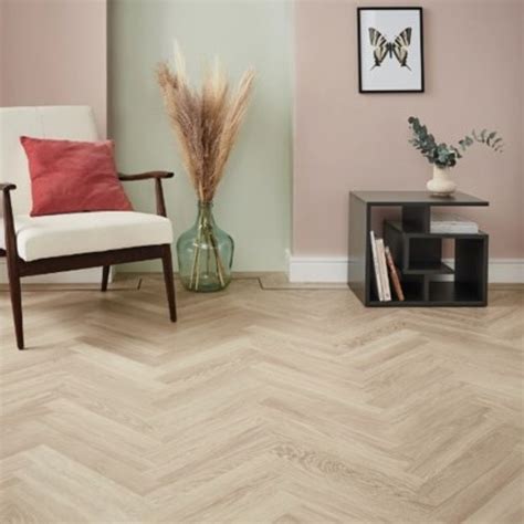 Karndean Knight Tile Dutch Limed Oak Herringbone Sm Kp Gluedown