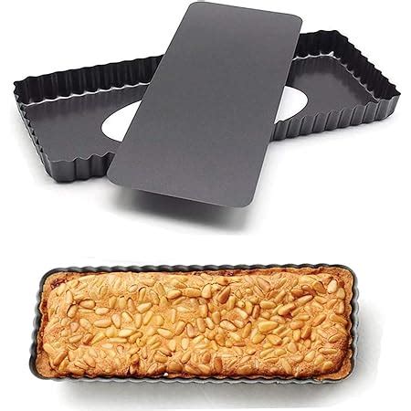 patisse 03568 Moule à tarte rectangulaire Tourtière à fond amovible