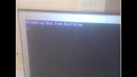 How To Solve Attempting Boot From Hard Drive Error PC Laptop YouTube