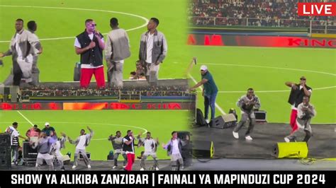 Live Tazama Show Ya Ali Kiba Zanzibar Fainali Ya Mapinduzi Cup