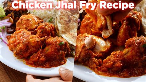 How To Make Chicken Jhal Fry Recipe Youtube