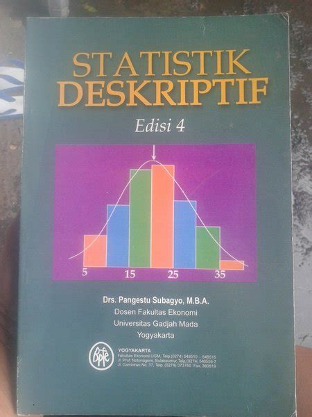 Jual STATISTIK DESKRIPTIF Drs Pangestu Subagyo M B A Di Lapak Ikhsan