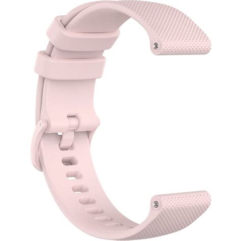 Pasek Silikonowy 18mm Do Garmin Vivomove 3S Vivoactive 4S Pink