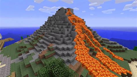 Minecraft Volcano Schematic Big Volcano Minecraft Map