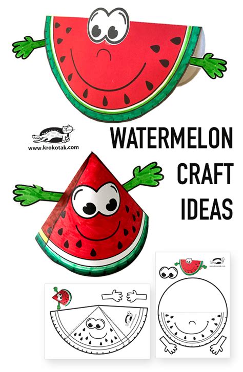 Free Printable Watermelon Template Simple Mom Project Atelier Yuwa