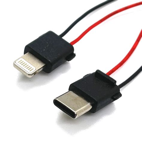 Pz Pin A Saldare Tipo Ios Usb Spina Maschio Per Iphone Type C Con