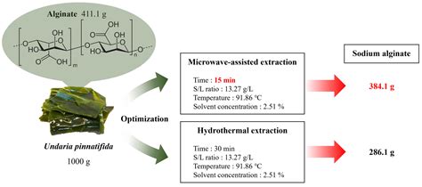 Rapid And High Yield Recovery Of Sodium Alginate From Undaria