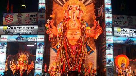 Khairatabad Ganesh 2023 Dharshanam Day 9 Huge Crowd At Ganesh YouTube