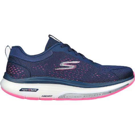 Skechers Go Walk Workout Walker Outpace W Navy Hot Pink • Price