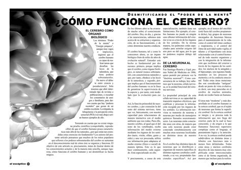 Pdf C Mo Funciona El Cerebro Arp Sociedad Para El Avance Del