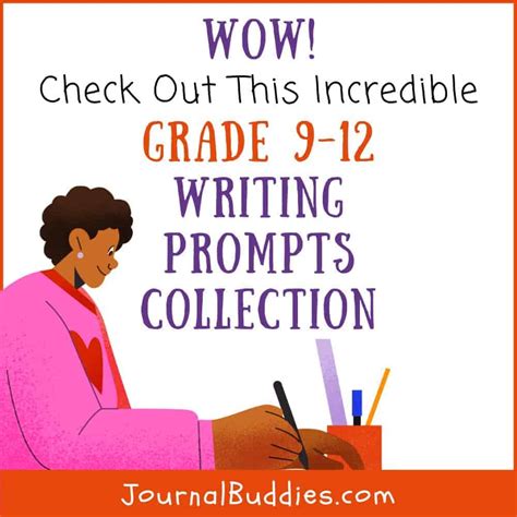 Journal Buddies 9th 10th 11th And 12th Grade Writing Prompts Collection