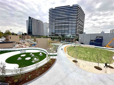 Tokyo has a new urban park next to the Japan National Stadium