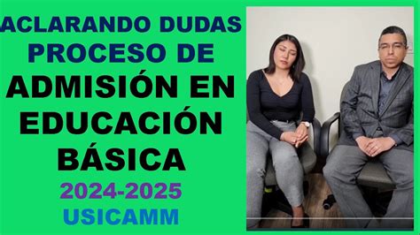 ACLARANDO DUDAS DEL PROCESO DE ADMISIÓN EN EDUCACIÓN BÁSICA 2024 2025