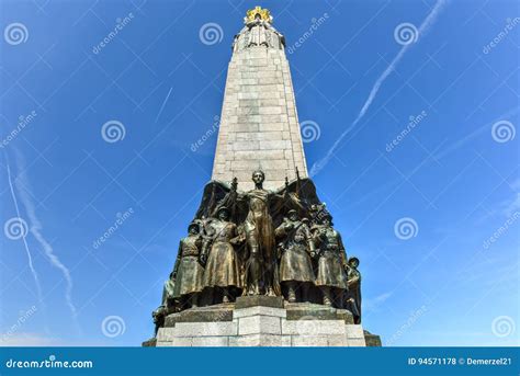 Infantry Memorial - Brussels, Belgium Editorial Stock Photo - Image of ...