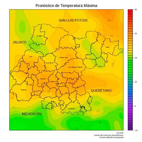 Pronóstico Del Tiempo Para El Estado De Guanajuato