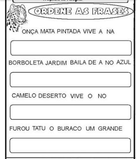 Frases Embaralhadas - 9 ideias de Frases embaralhadas | atividades alfabetização e letramento ...