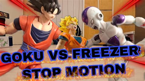 GOKU VS FREEZER A Dragonball Stop Motion YouTube