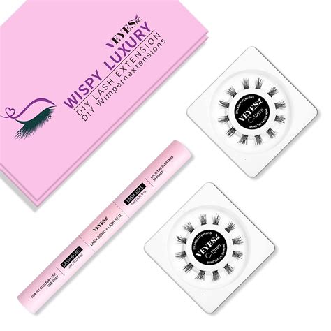 Amazon VEYES INC Individual Lash Clusters DIY Eyelash Extensions