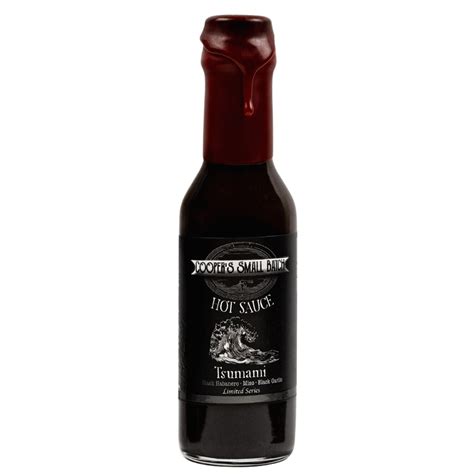 Black Garlic Hot Sauce Tsumami Cooper S Small Batch