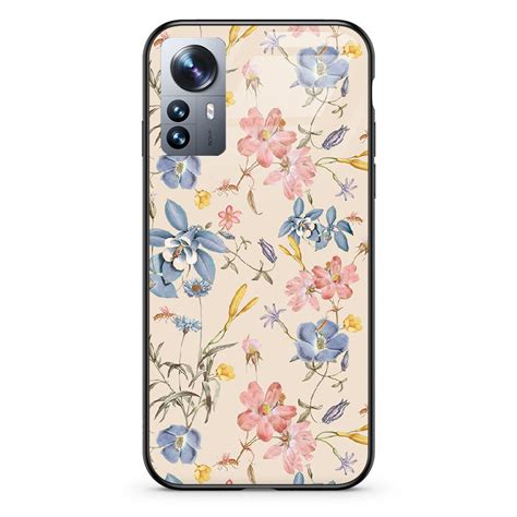 Etui Szklane Xiaomi Redmi Note 12S Kolorowe Kwiaty PieceofCase