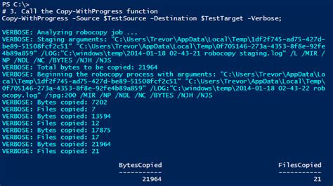 Custom RoboCopy Progress Bar In PowerShell Stack Overflow