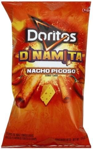 Doritos Nacho Picoso Flavored Tortilla Chips - 9.25 oz, Nutrition ...