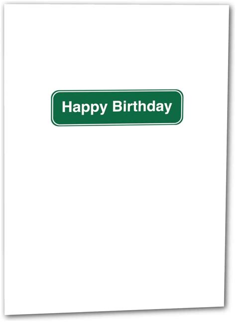 18th Birthday Card | Age 18 Birthday Card with Traffic Sign Design ...