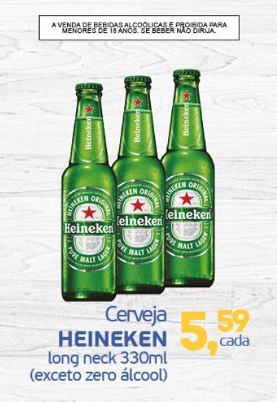 Cerveja Heineken Long Neck 330ml Exceto Zero álcool Oferta Na Cometa