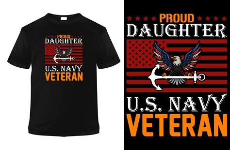 Proud Daughter USA Navy Veteran Graphic By Style Echo Creative Fabrica