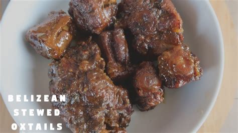 How To Make Belizean Stew Oxtails Stove Top Youtube