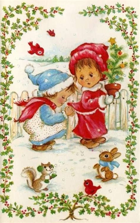 Pin By Nina Schaaf On Ho Ho Christmas Time Vintage Christmas Cards