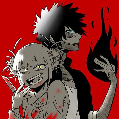 Coloriage Toga Dabi My Hero Academia Toge Et Dabi Fond D Cran De