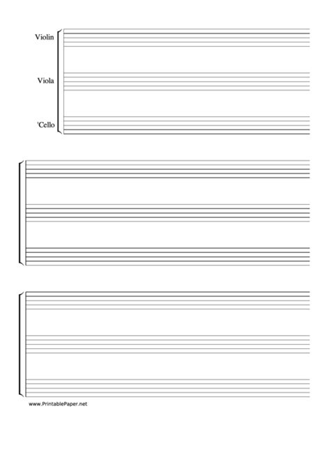 Blank Sheet Music Printable Pdf Download