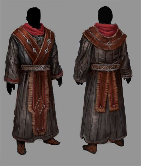 Mage Monk Priest Robes Wizard Robes Fantasy Clothing Fantasy