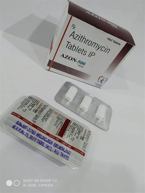 Azon Azithromycin Mg Tablets Ip At Rs Strip Of Tablets In