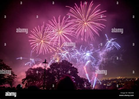 Alexander Palace On Guy Fawkes Night London UK Stock Photo - Alamy