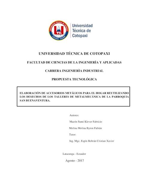 PDF UNIVERSIDAD TÉCNICA DE COTOPAXIrepositorio utc edu ec bitstream