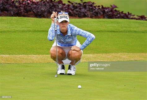 Jessica Korda Lines Up A Putt On The 15th Hole During The Second News Photo Getty Images