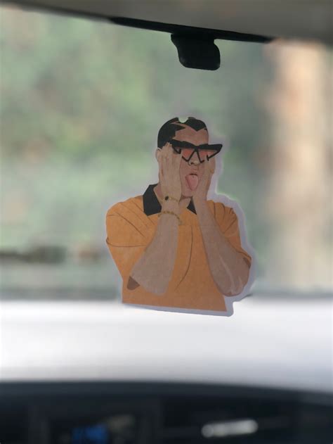 Bad Bunny Air Freshener El Conejo Malo Parody Etsy