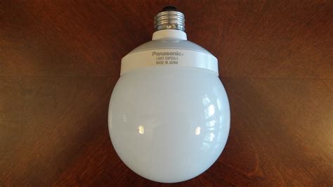 Panasonic Watt Preheat Globe Cfl Light Bulb Youtube