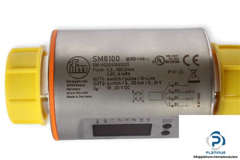 Ifm Sm Magnetic Inductive Flow Meter Platinum International