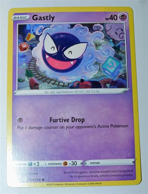 Sammelkarten Pokemon Gastly Englisch NO 092 2022 Mint Kaufen Auf