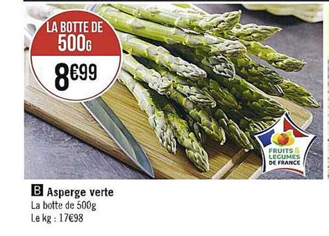 Promo Asperge Verte chez Supermarchés iCatalogue fr