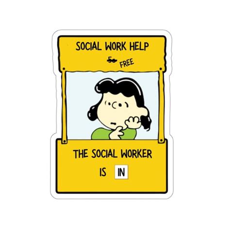 Social Worker Stickers Social Worker T Mental Health Etsy