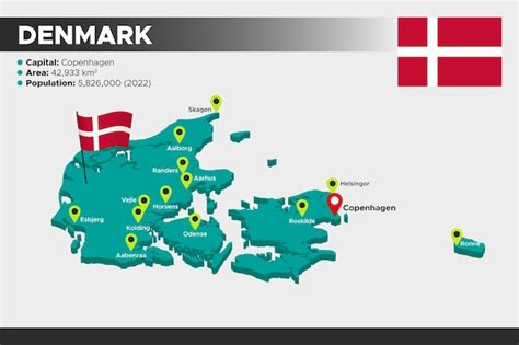 Premium Vector Uk Isometric 3d Illustration Map Flag Capital Cities Area Population And Map Of