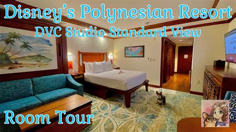 Disney S Polynesian Resort Dvc Studio Standard View Room Tour